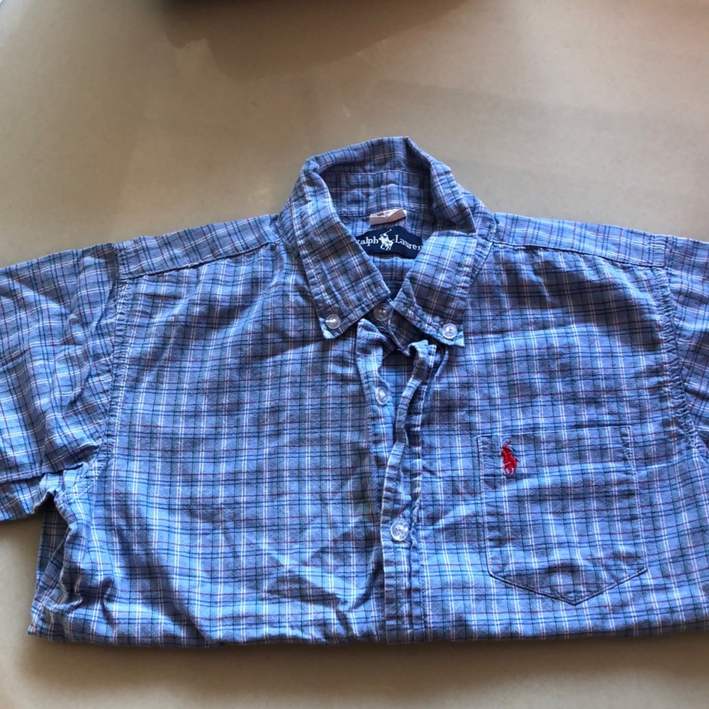Boys shorts sleeve shirt